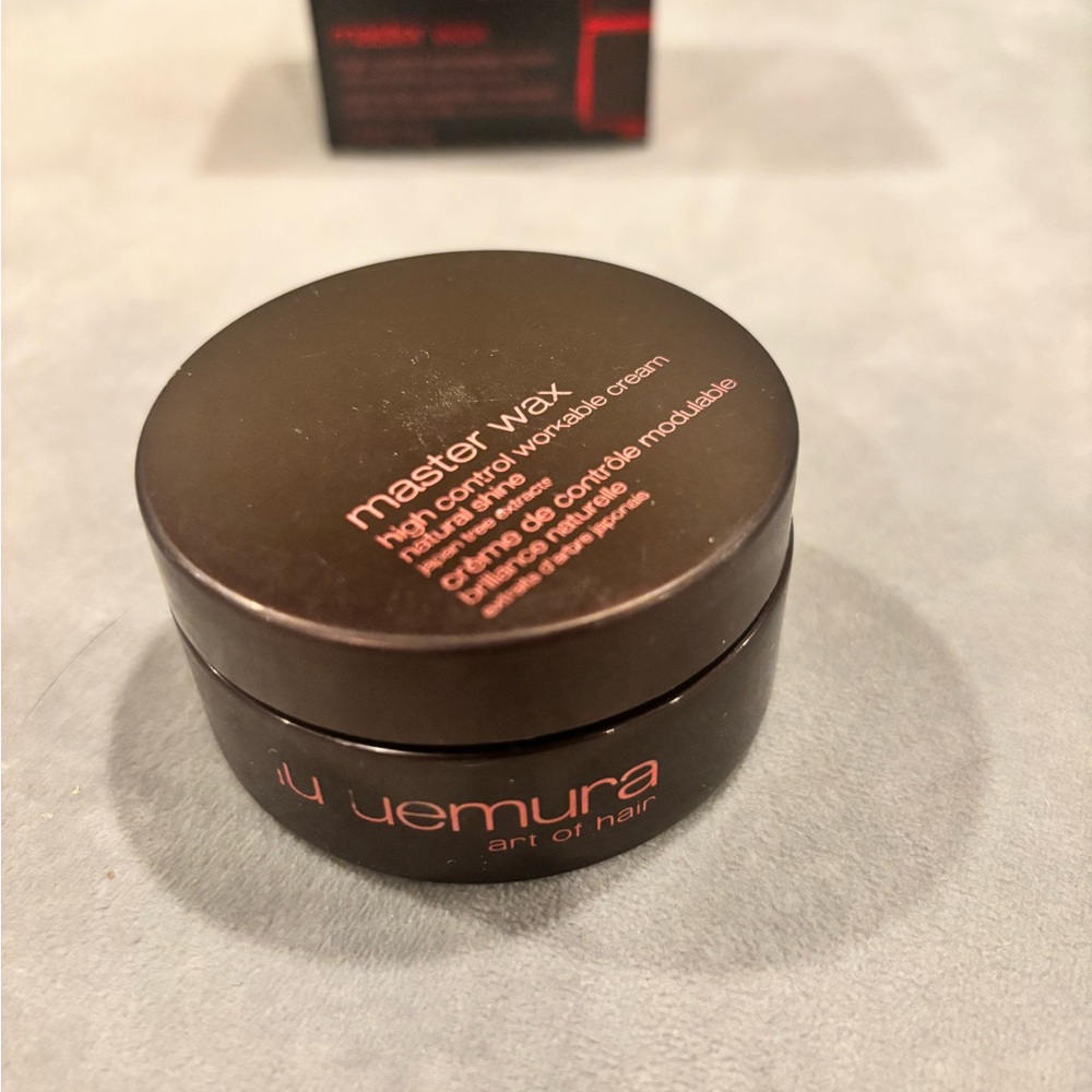 Three full Shu Uemura Hair Master Wax Black Jars - Picture 3 of 9